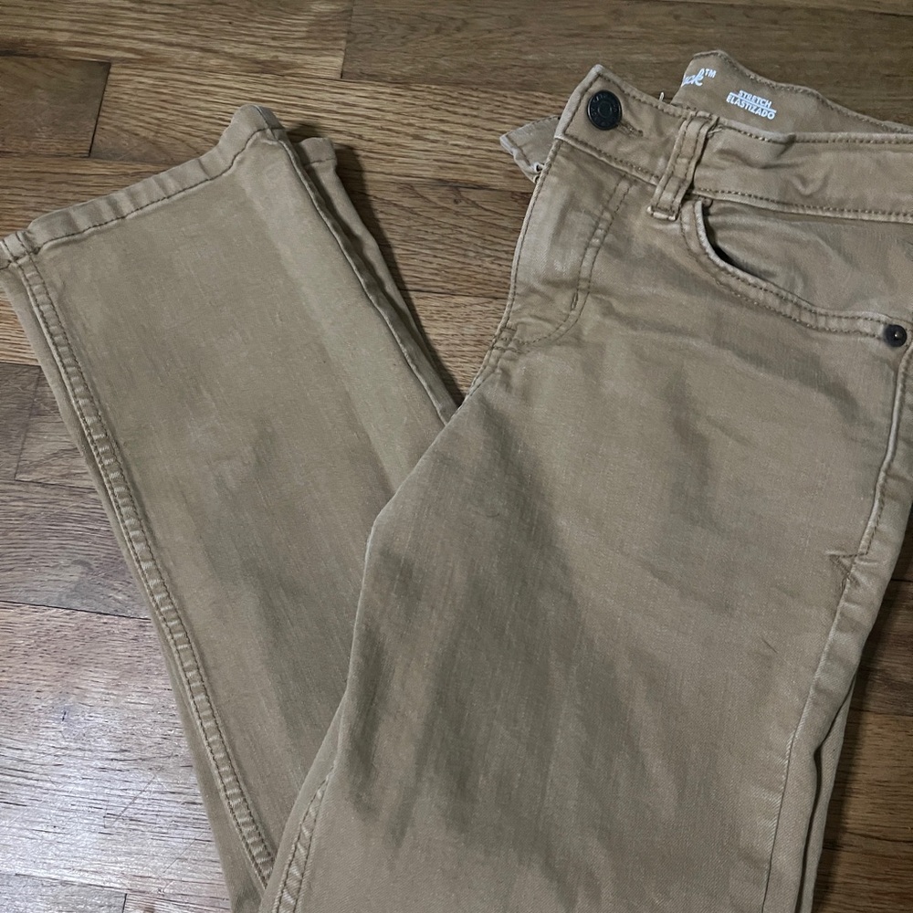 Cat & Jack Khaki Straight Stretch Pants